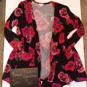 2xl Lularoe Caroline floral-EUC